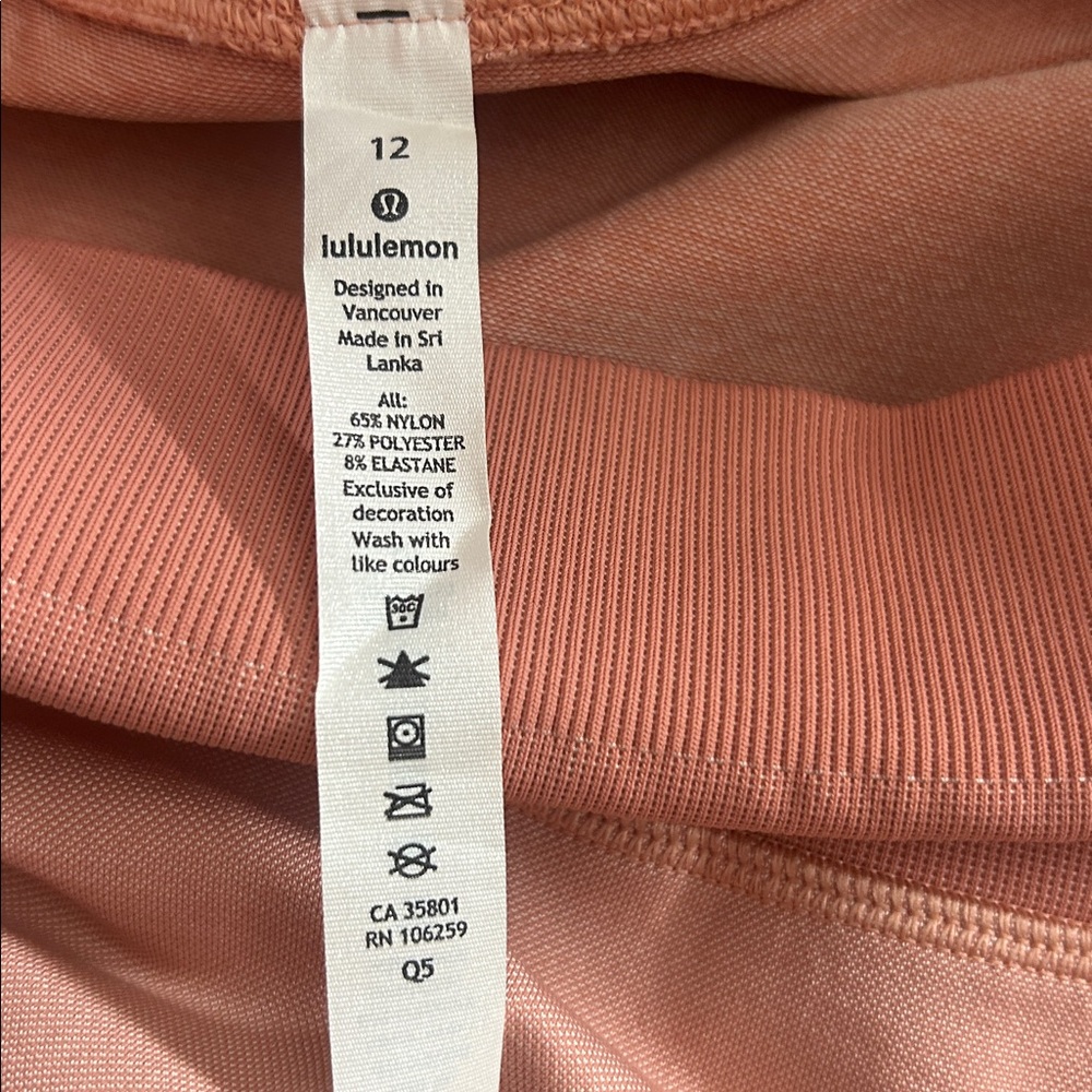 Lululemon Ebb to train Abstract Coral and Beige Leggings - Picture 8 of 14